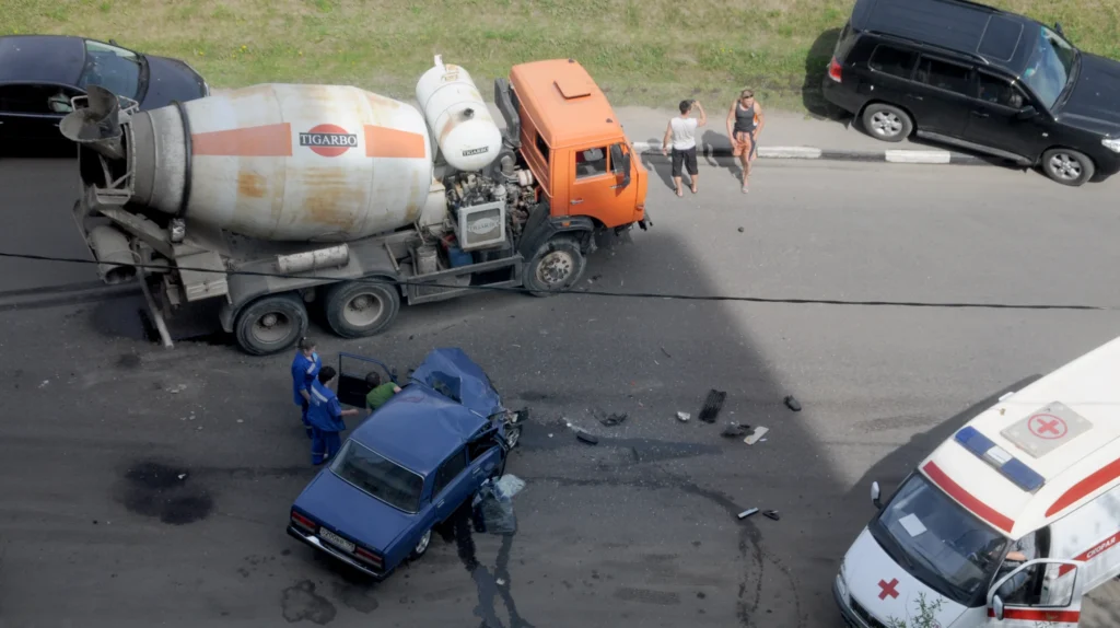 Commercial truck spillage that caused multiple car crashes, leading to traffic delays and grounds for truck accident claims after other motorists suffered various personal injuries.